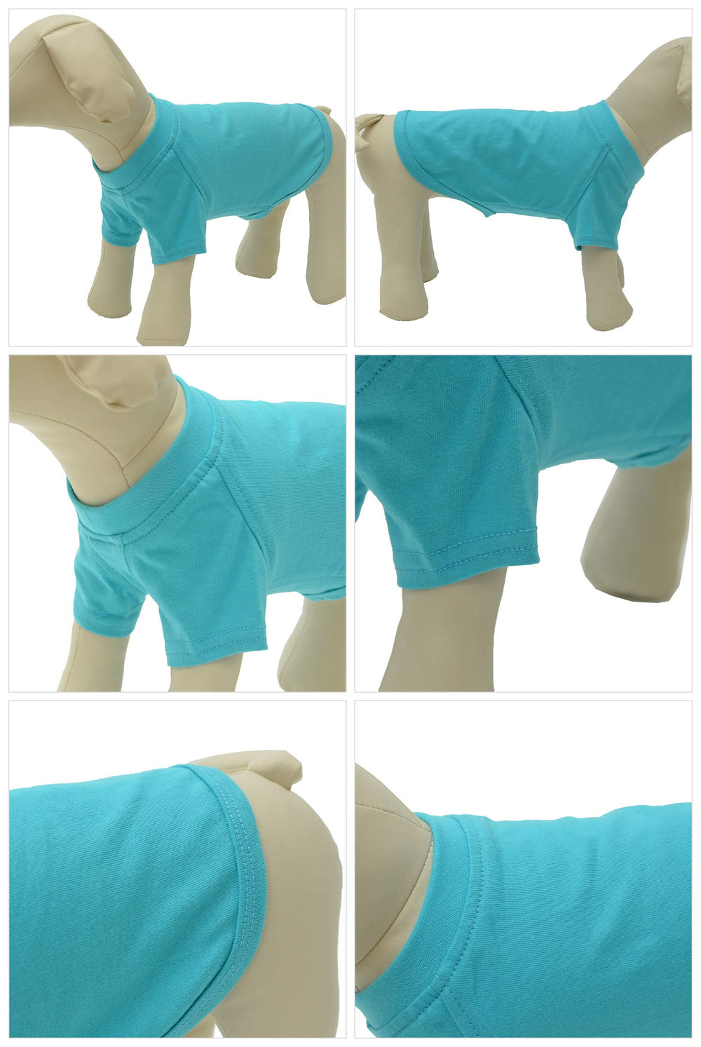 Lovelonglong camiseta para perro, detalle del tejido, tacto suave para la piel.