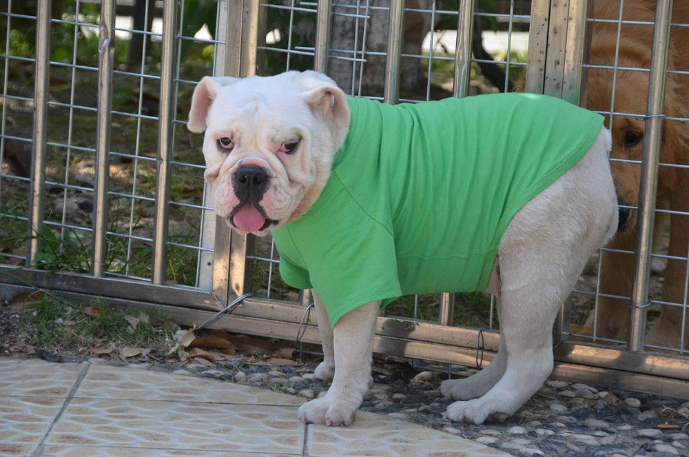 Lovelonglong camiseta para perro Bulldog, 100% algodón de alta calidad.