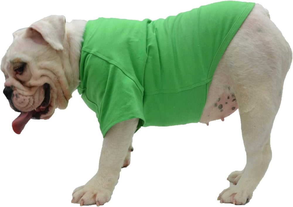 Lovelonglong camiseta Bulldog, lavado fácil para mantenerla limpia.
