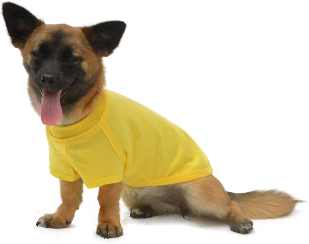 Lovelonglong camiseta corgi tela algodón, tacto suave y cómodo.
