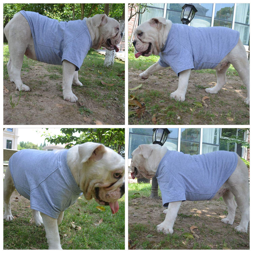 Lovelonglong camiseta para perros, costuras resistentes para uso diario.