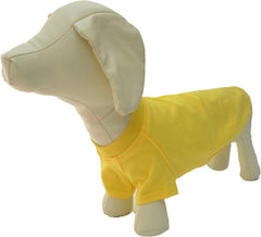 Lovelonglong camiseta dachshund frente, cómodo para paseos diarios.