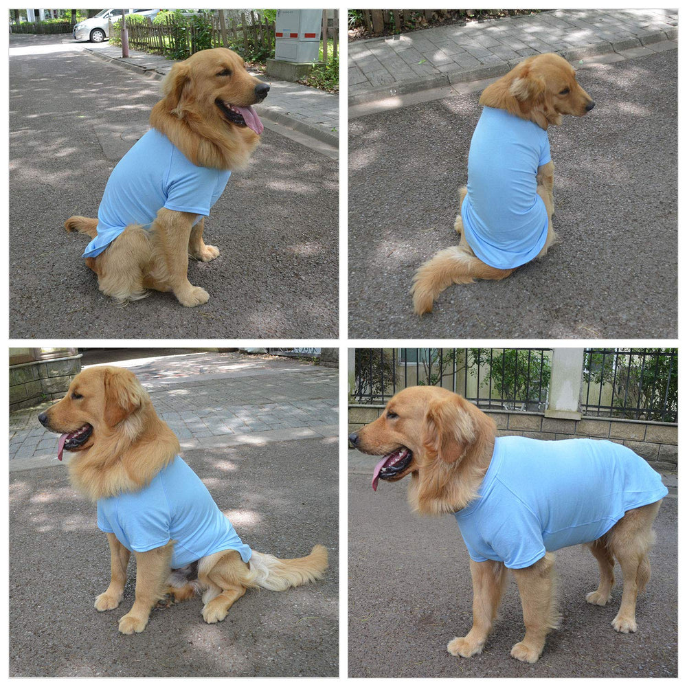 Lovelonglong camiseta azul claro XXL lavado fácil y conservado en forma