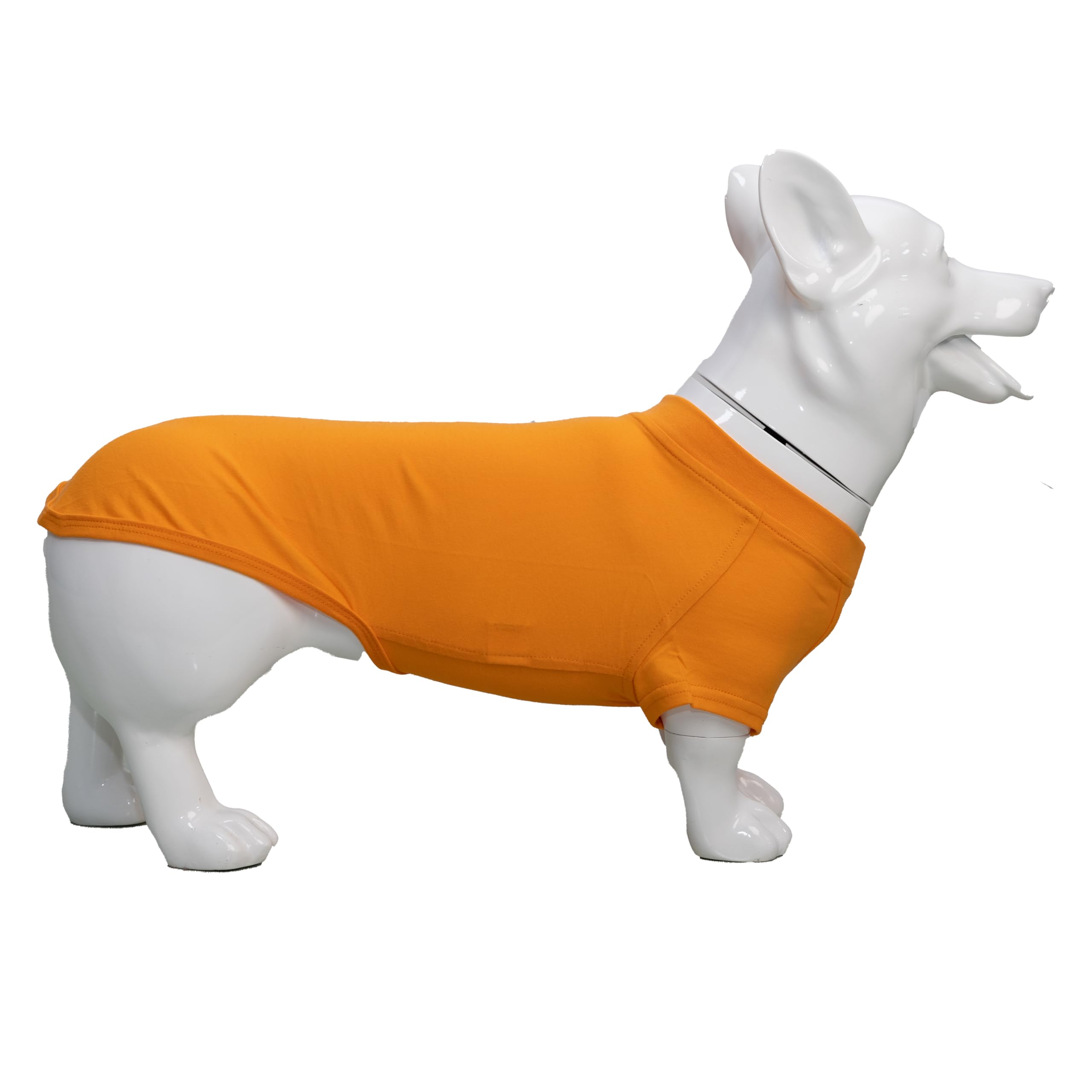 Lovelonglong detalle tejido camiseta perro salchicha algodón transpirable