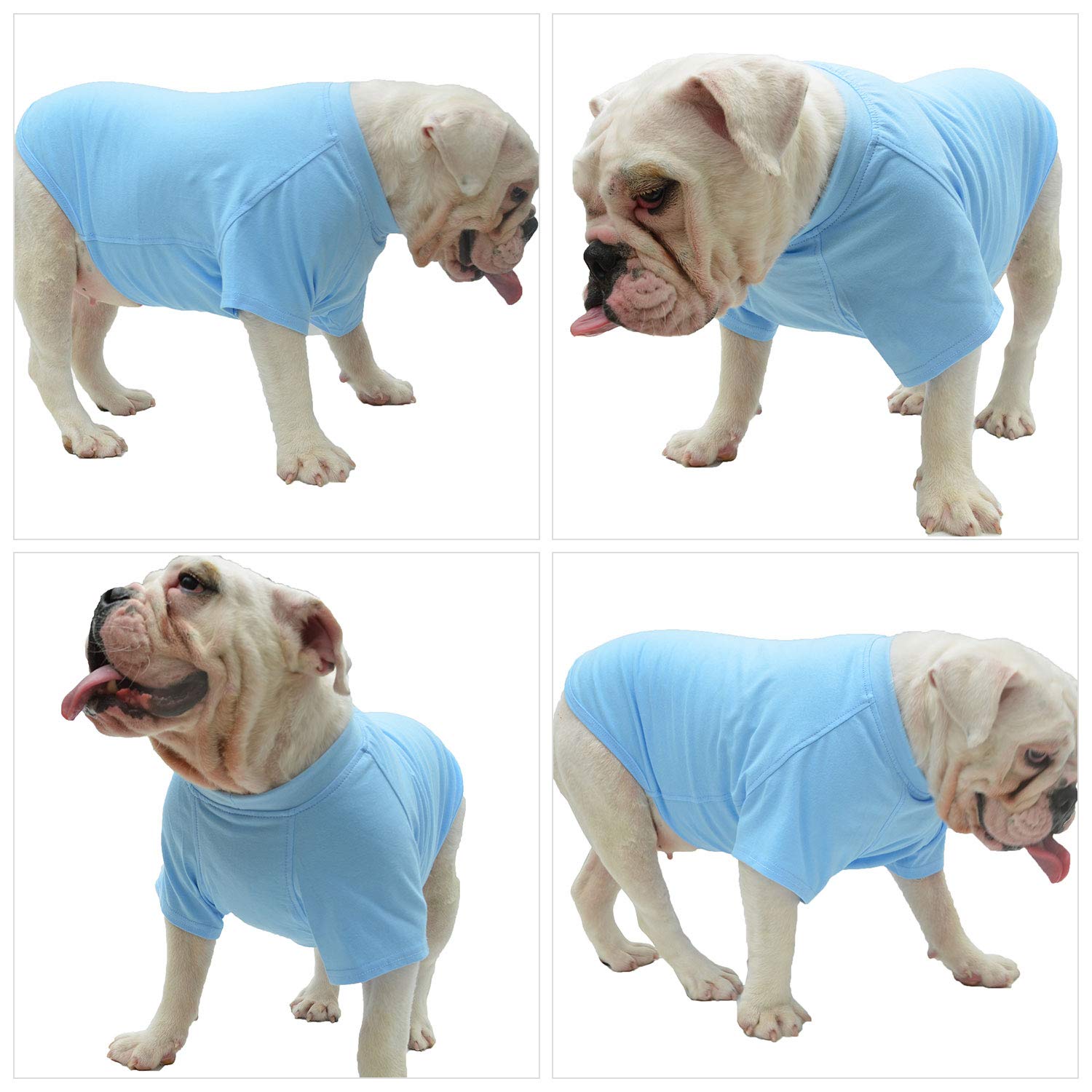 Lovelonglong Camiseta para perro lavable a máquina ahorro de tiempo