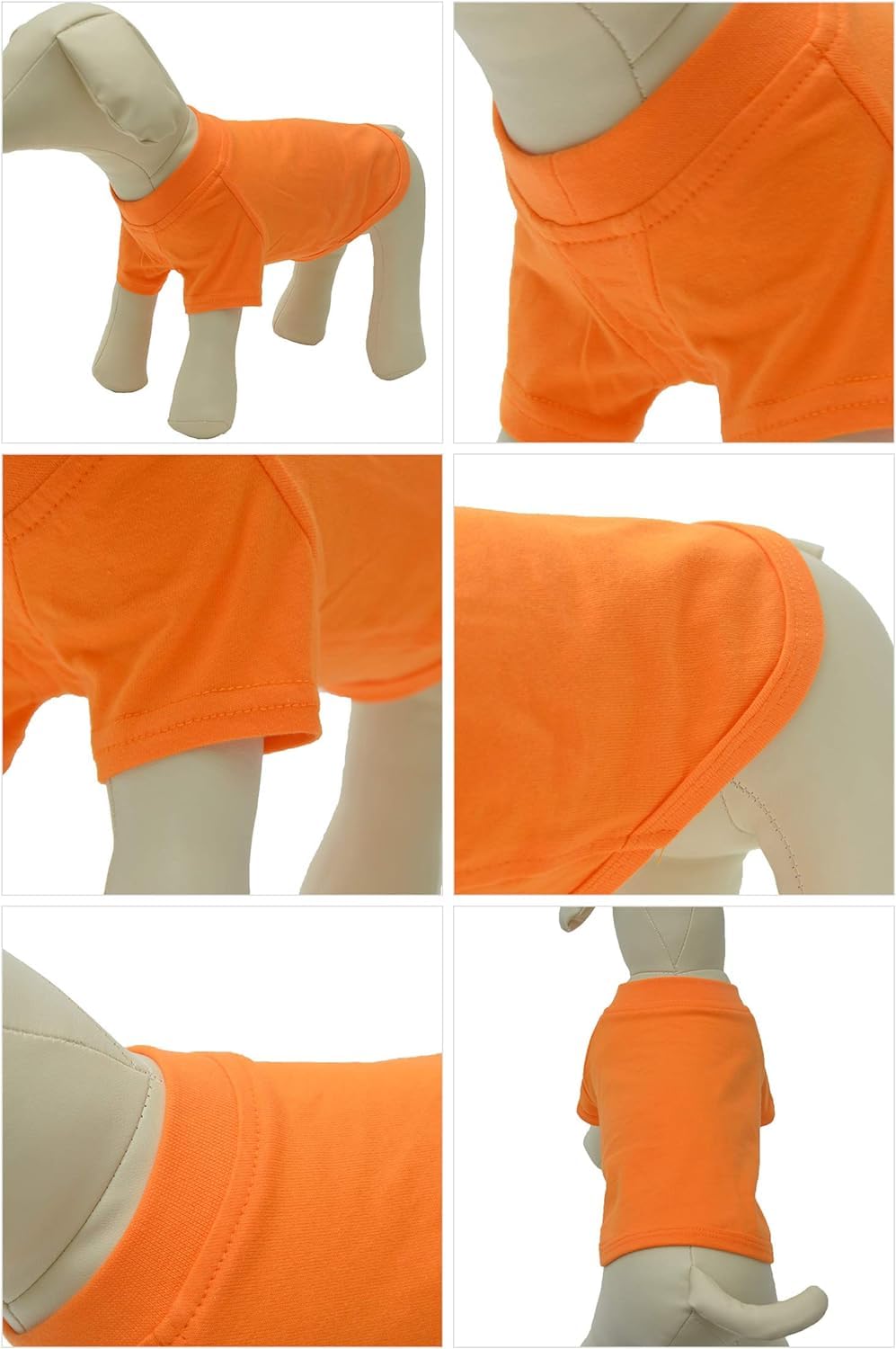 Lovelonglong detalle cuello camiseta perro salchicha tela suave y ajuste