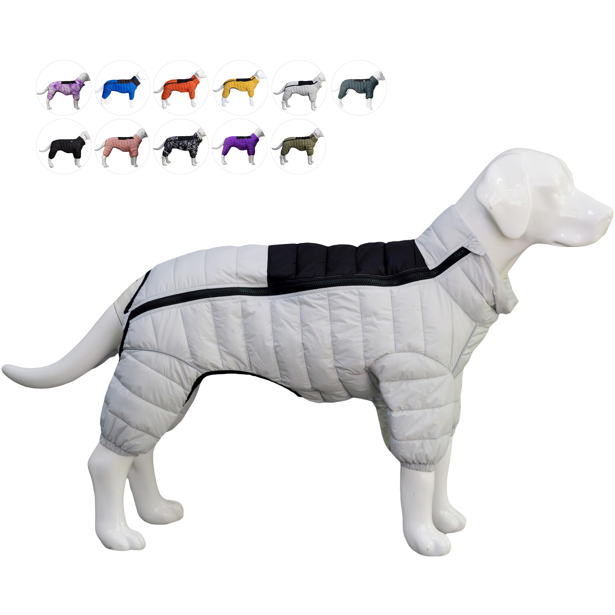 Lovelonglong cazadora calor cuatro patas para paseos fríos
