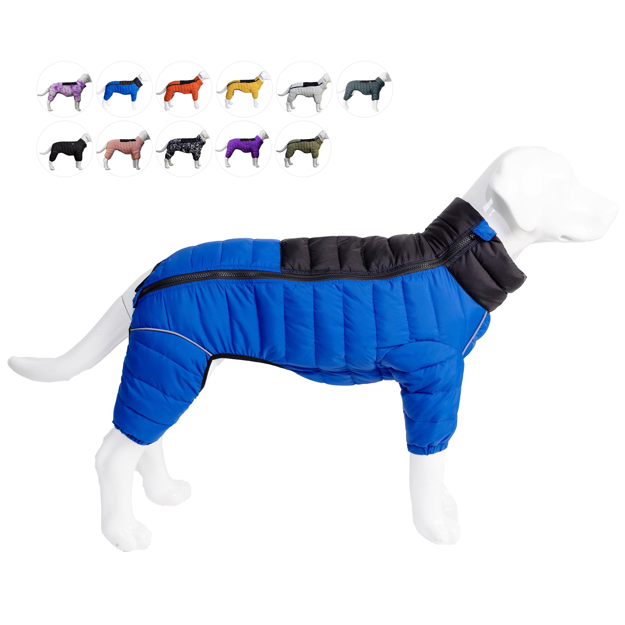 Lovelonglong cazadora para perro cuatro patas, aporta calor cómodo en paseos diarios.