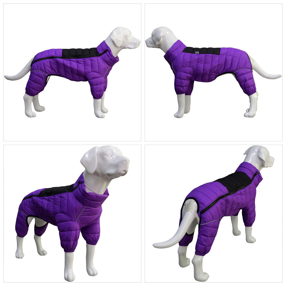 Lovelonglong chaqueta para perro dorso, cobertura completa para aislamiento