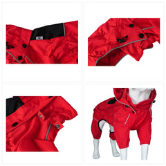 Lovelonglong chubasquero para perros protege frente a lluvia y viento.