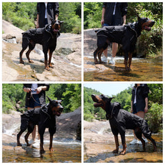 Lovelonglong cobertura de cuatro patas mantiene al perro limpio y seco.