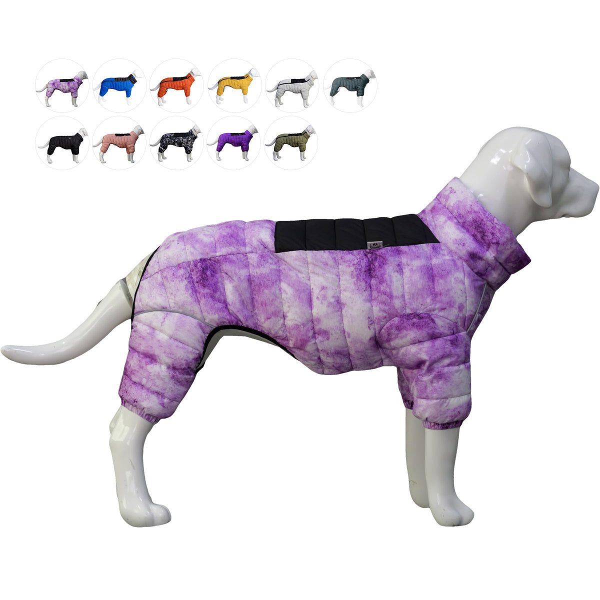 Lovelonglong Micai abrigo impermeable para perro de 4 patas, ideal para salidas invernales