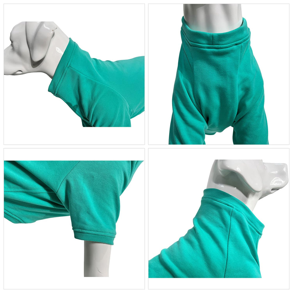 Lovelonglong sudadera para perro 100% algodón: tela suave y cómoda.