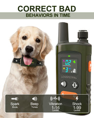 LOVEPETPAL alcance de 3500 pies para entrenamiento al aire libre