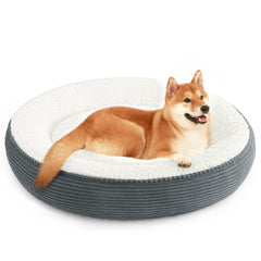 Love's cabin cama donut redondo general, descanso cómodo para mascotas.