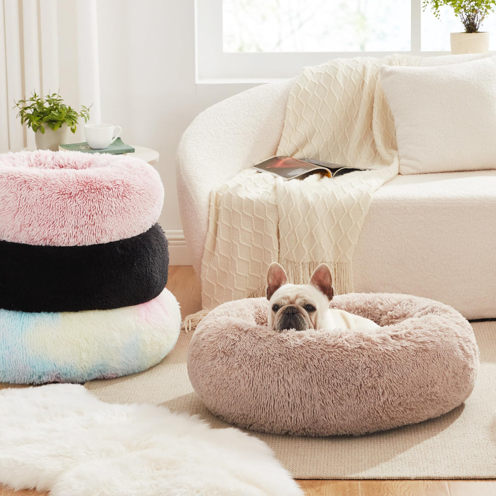 Love's cabin cama-gatos antiansiedad con felpa suave confort adicional