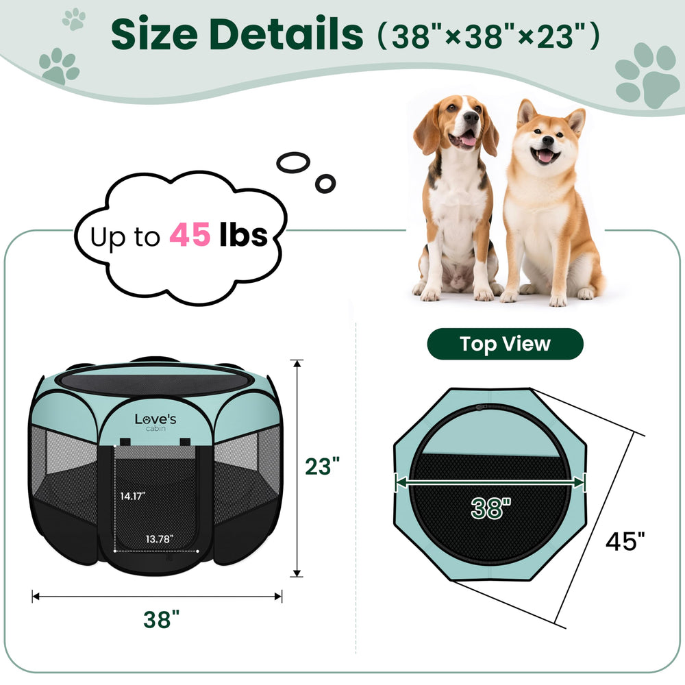 Love's cabin corral plegable para gato, refugio seguro para descanso.