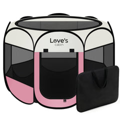 Love's cabin corral plegable para perros y gatos, ideal para uso interior y exterior