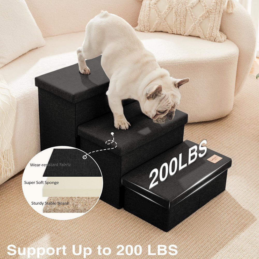 Love's cabin escalera para cama y sofá compatible con mascotas