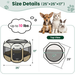 Love's cabin Playpen: puerta con cremallera para entrada y salida.