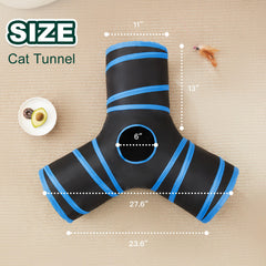 Love's cabin tunel gatos con bola al final para juego interactivo.