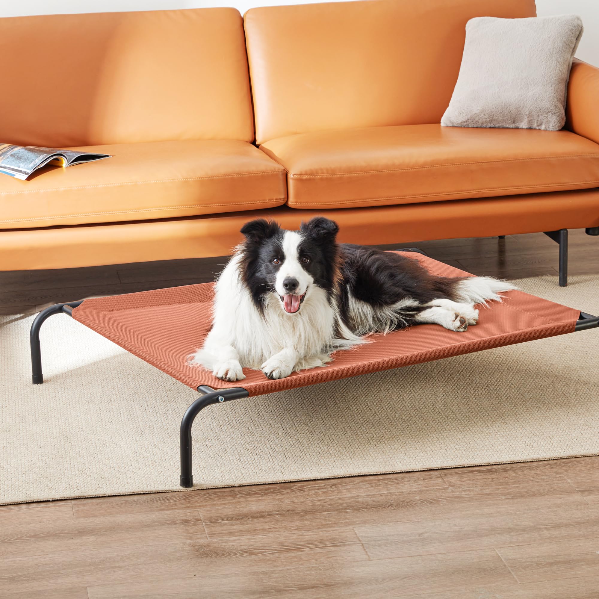 Love's cabin color terracota, aspecto elegante y resistente