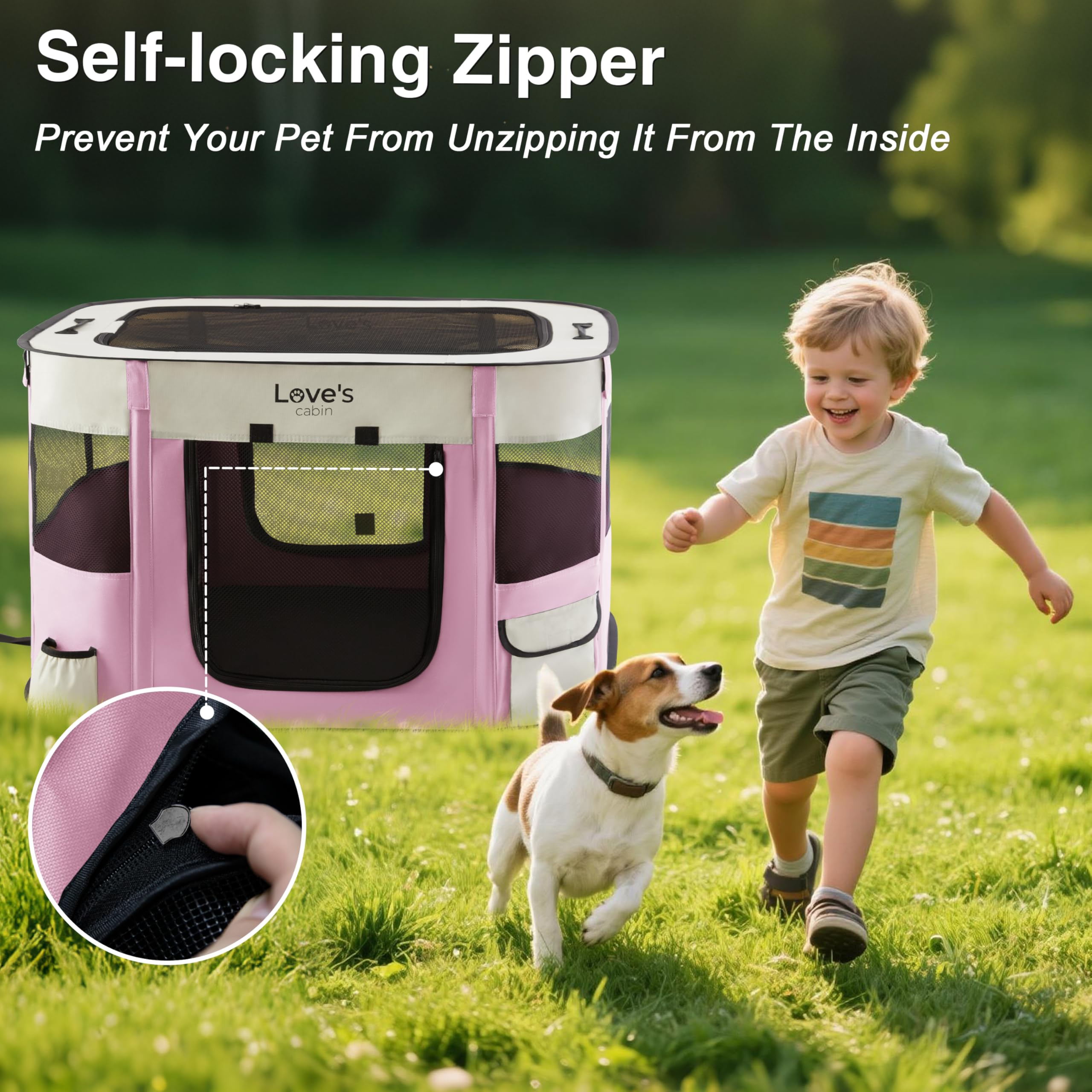 Love's cabin playpen montaje rápido: listo para usar en 30 segundos