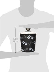 Bella Canister Espresso, base de goma, evita derrames al almacenar tentempiés