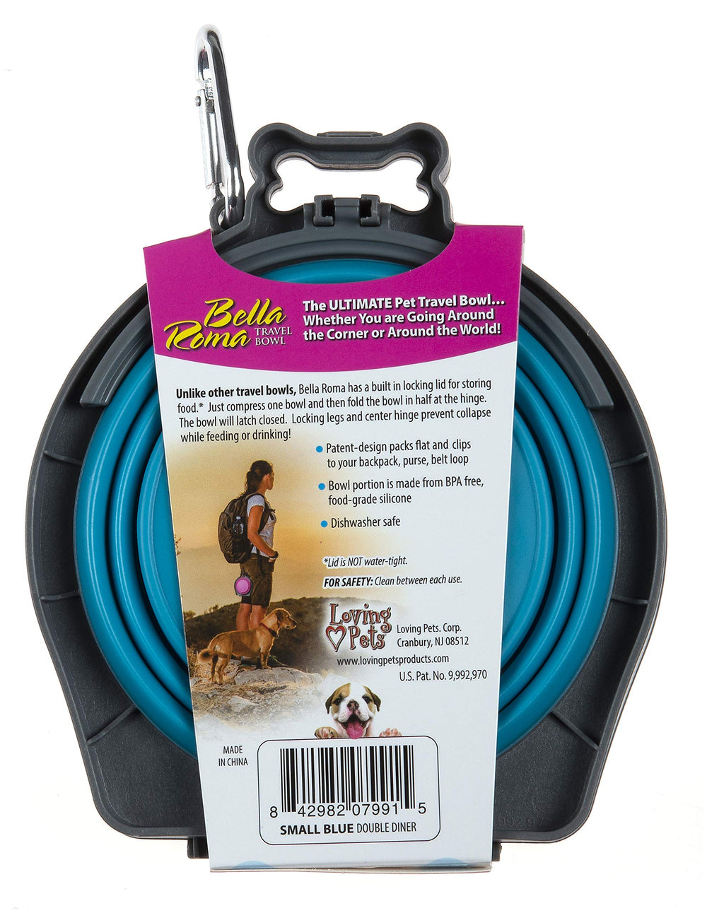 loving pets diseño patentado, se pliega plano para almacenamiento compacto.