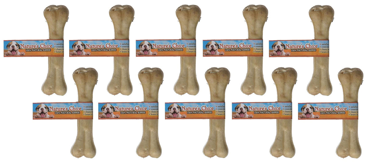 Loving Pets Elección Natural hueso presionado de 6,5 pulgadas para juego seguro