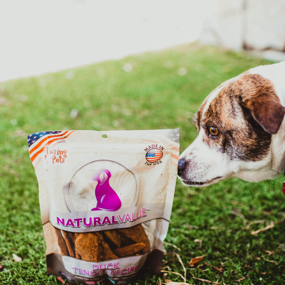 Loving Pets Natural Value Duck Tenders ideales para entrenamiento diario.