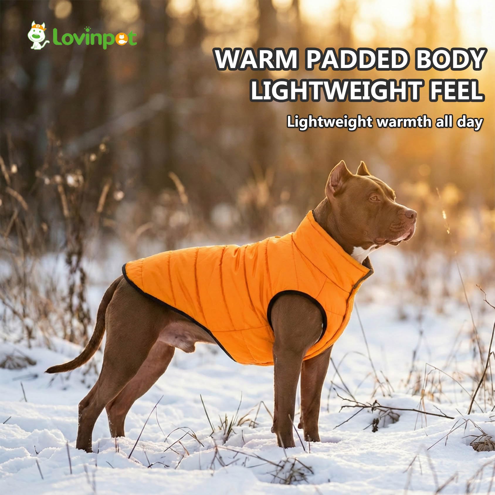 LovinPet ajuste con retención de calor para más comodidad.