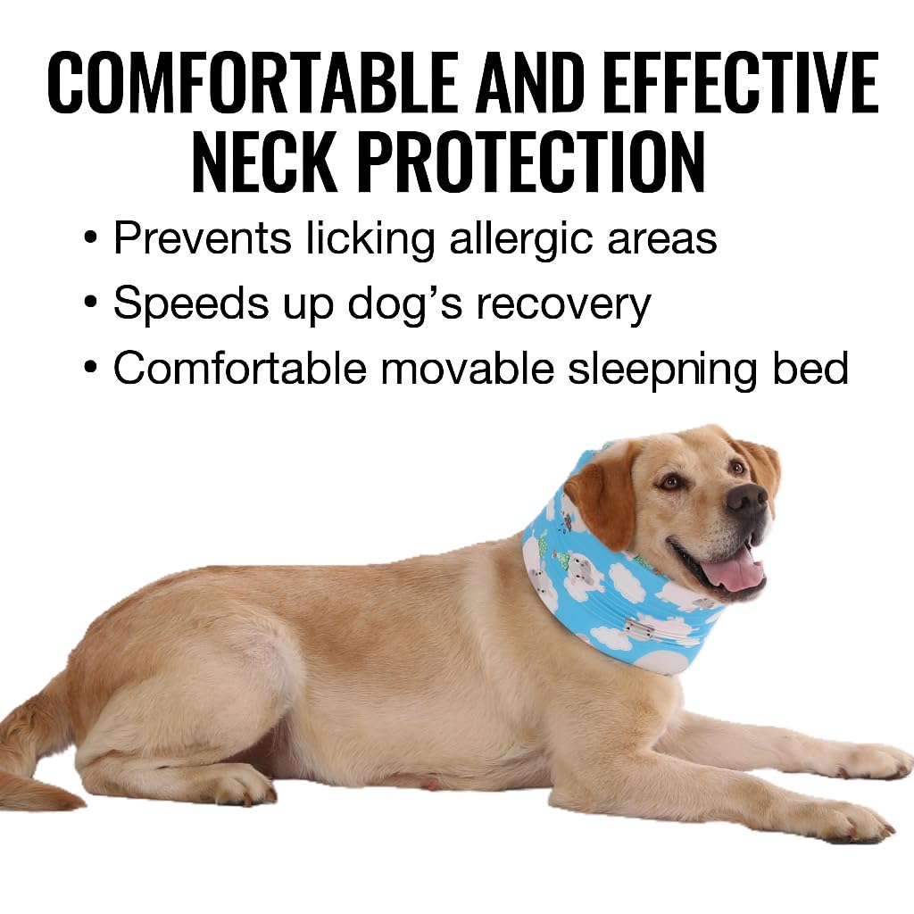 LovinPet collar de apoyo suave para curación sin irritar la piel.