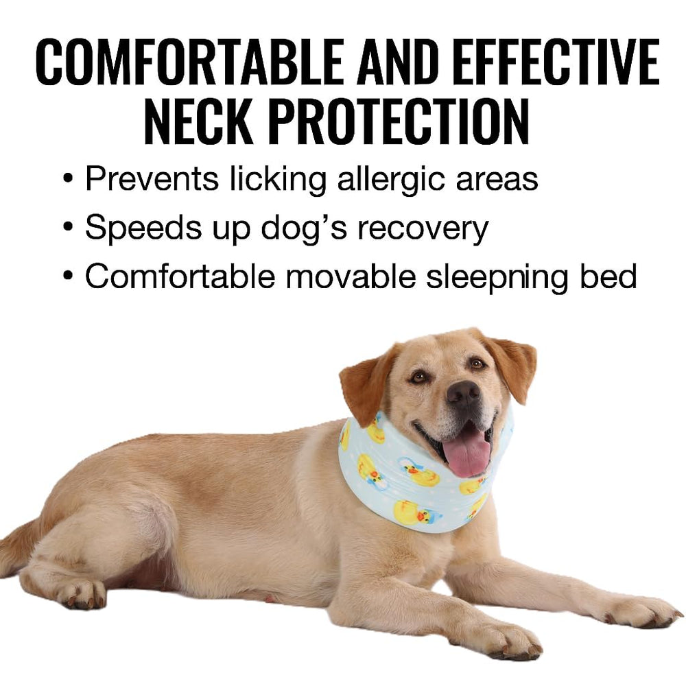 LovinPet collar ligero para uso diario, permite comer y dormir cómodamente.