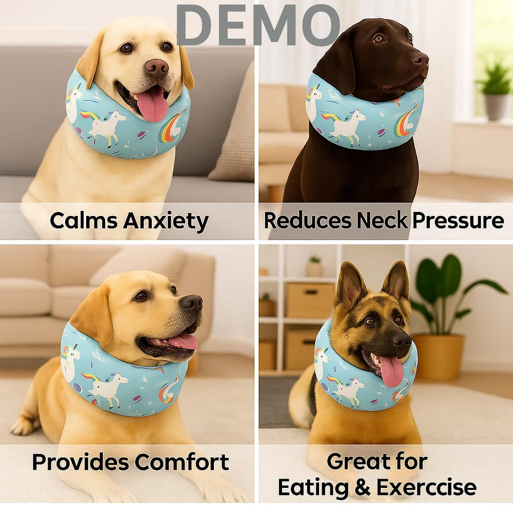 LovinPet collar ligero para uso diario, permite comer y dormir con comodidad