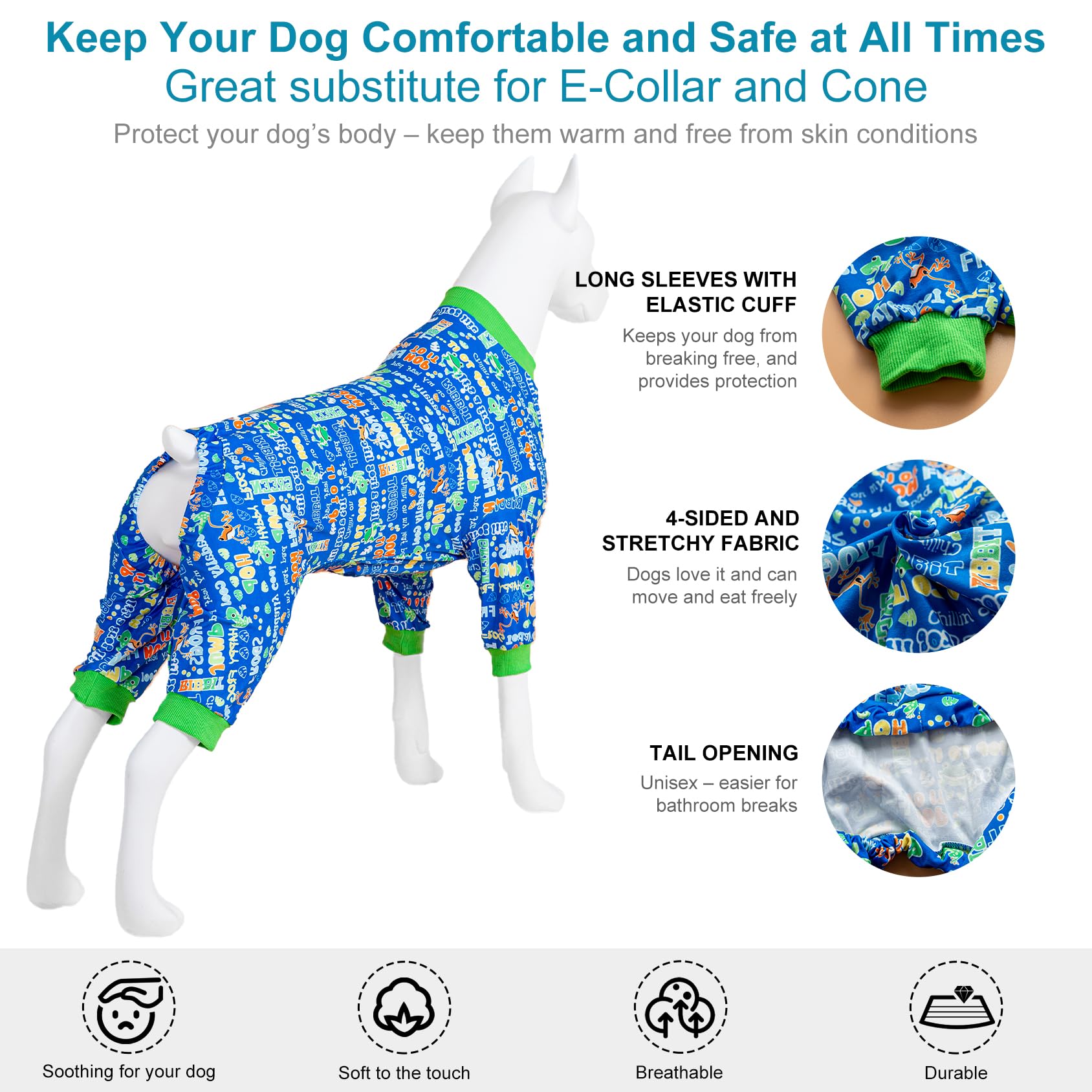 LovinPet pijama estampado rana saltando ideal para fotos divertidas.