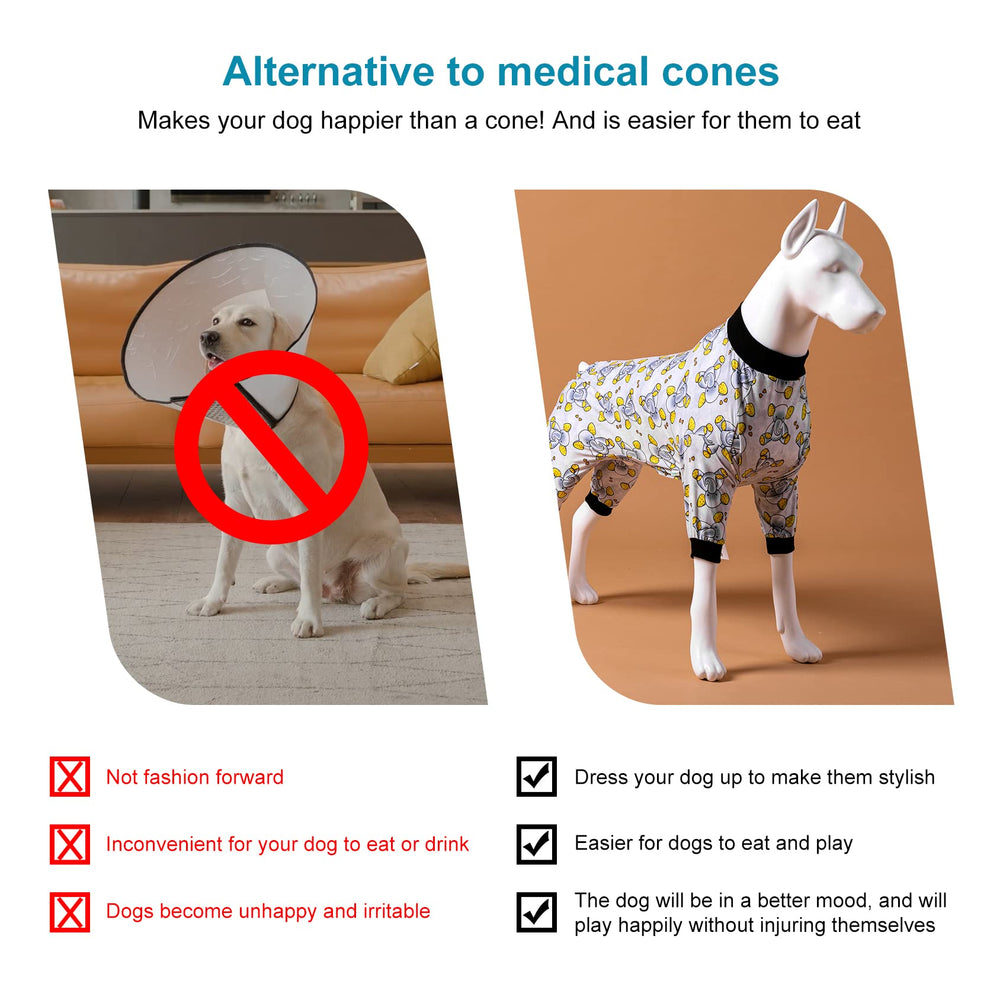 LovinPet pijama ligero para perros grandes, perfecto para climas templados.