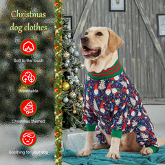 LovinPet pijama navidad para perro grande, tejido suave para comodidad diaria.