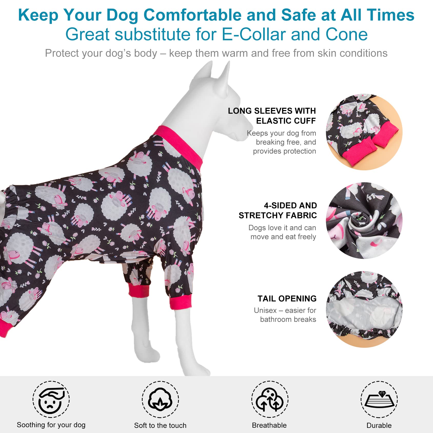 LovinPet 3XL lavable a máquina, fácil de limpiar tras salidas