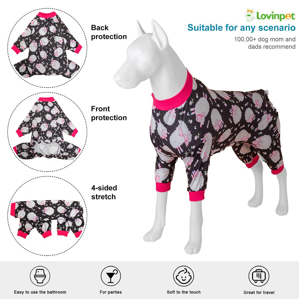 LovinPet 3XL pijama, tejido suave para máximo confort durante todo el día