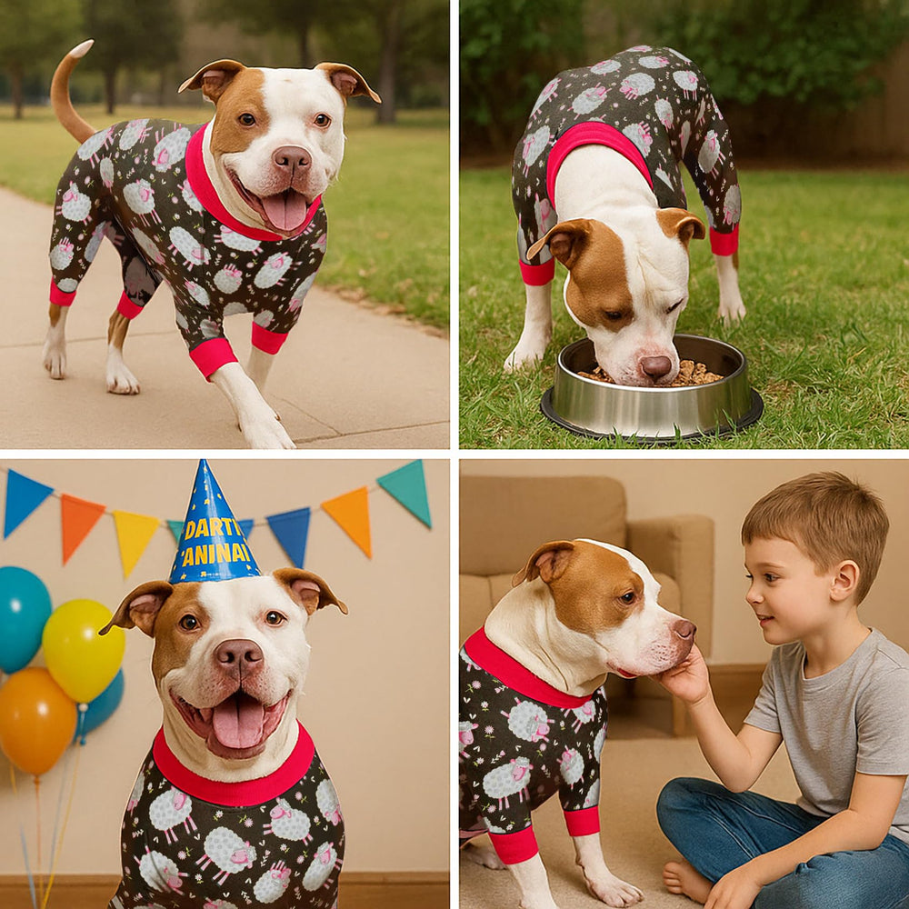 LovinPet 3XL pijama para uso interior y exterior, ideal para paseos y fotos