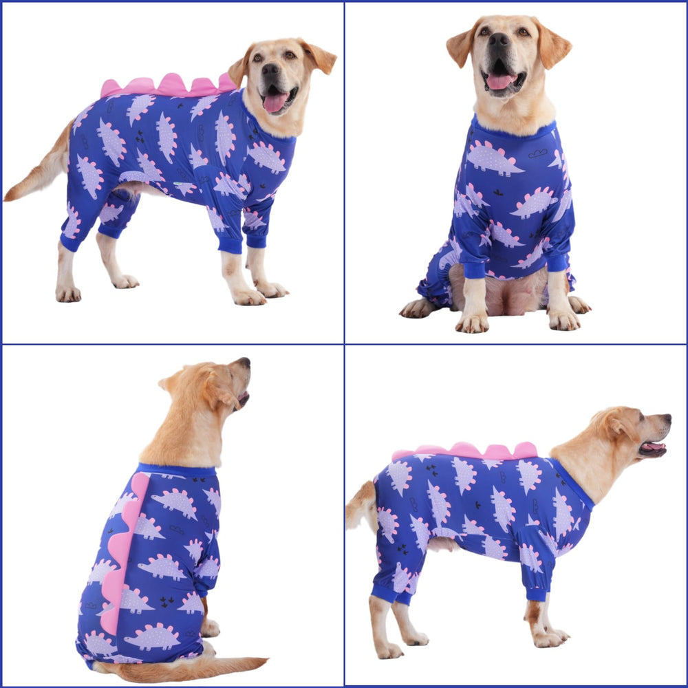 LovinPet Pijama para perro grande: apertura fácil para poner sin cierres