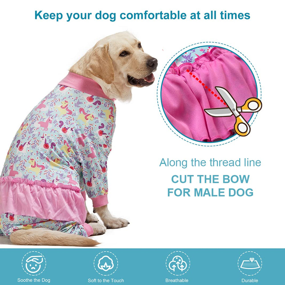 LovinPet pijama grande, cierre elástico para ponérselo fácilmente