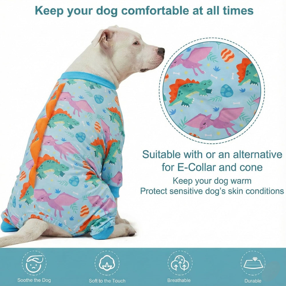 LovinPet pijama de gran tamaño, cobertura suave para recuperación posoperatoria.