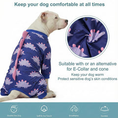 LovinPet Pijama para perro grande: protección postoperatoria ligera para evitar lamidas