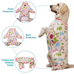 LovinPet pijama para perro grande con cobertura total y suave al tacto.