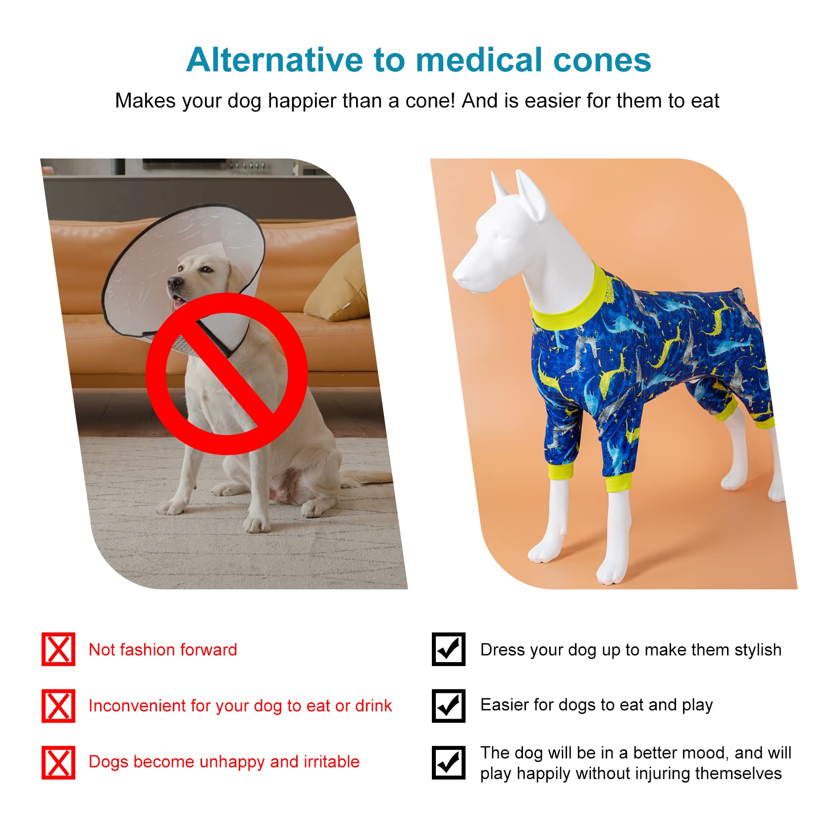LovinPet pijama para perros grandes, comodidad para actividades diarias.