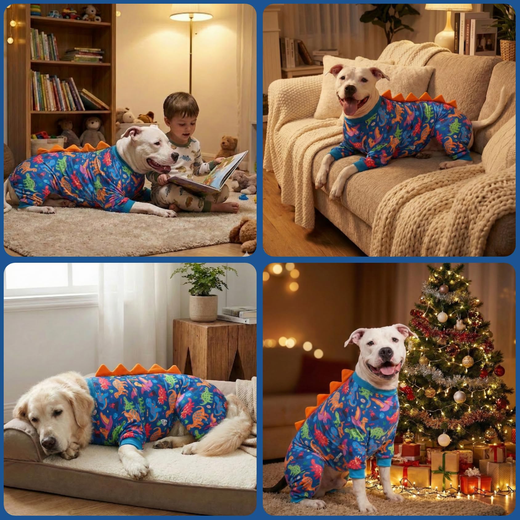LovinPet pijama con impresión de huevos de dinosaurio para estilo divertido