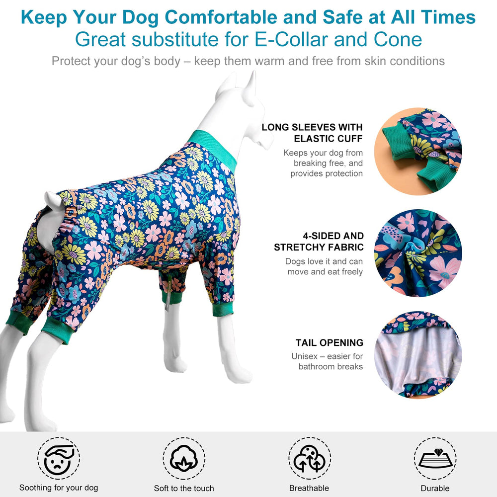 LovinPet Pijama para perro grande, diseño pensado para libertad de movimiento.