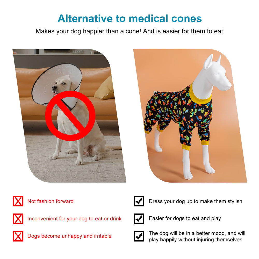 Duradera y apta para lavadora LovinPet pijama para perro grande